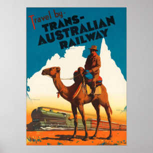 Australia -Trans Australian Railway Poster