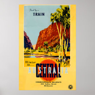 Australia Travel 1918 POSTER PRINT A5-A1 Vintage