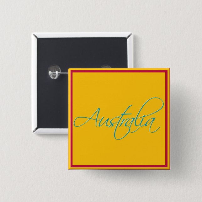 Australia:Travel Button (Front & Back)