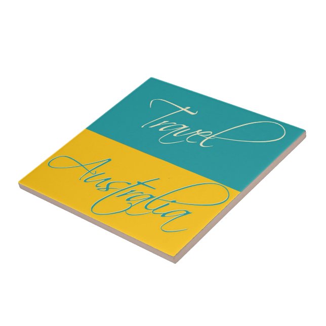 Australia:Travel Ceramic Tile (Side)