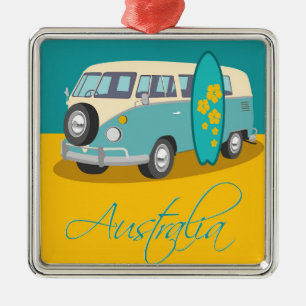 Australia:Travel Metal Ornament