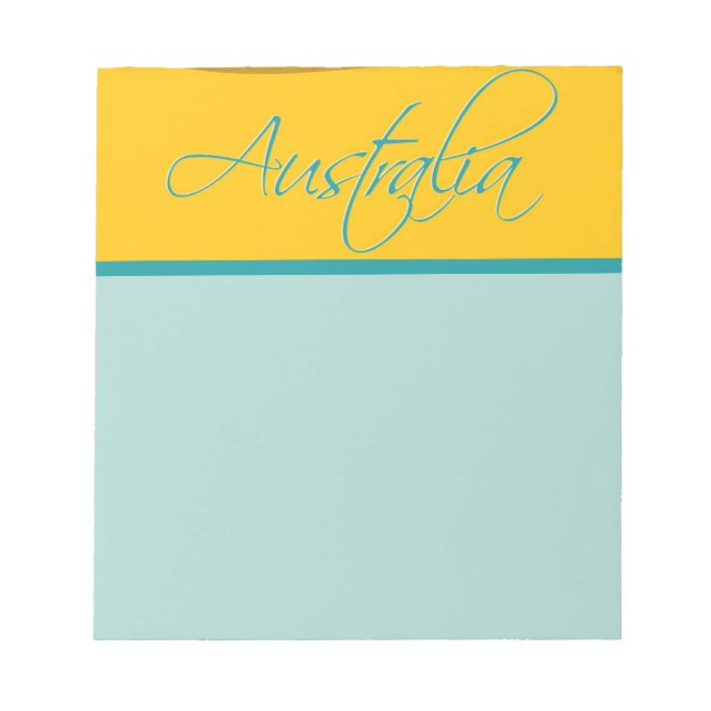 Australia:Travel Notepad (Front)