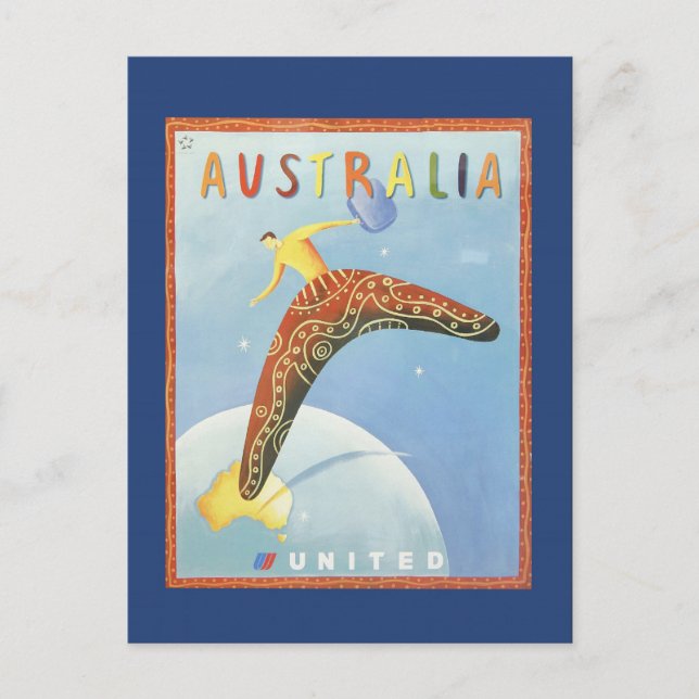 Australia Travel Postcard (Front)