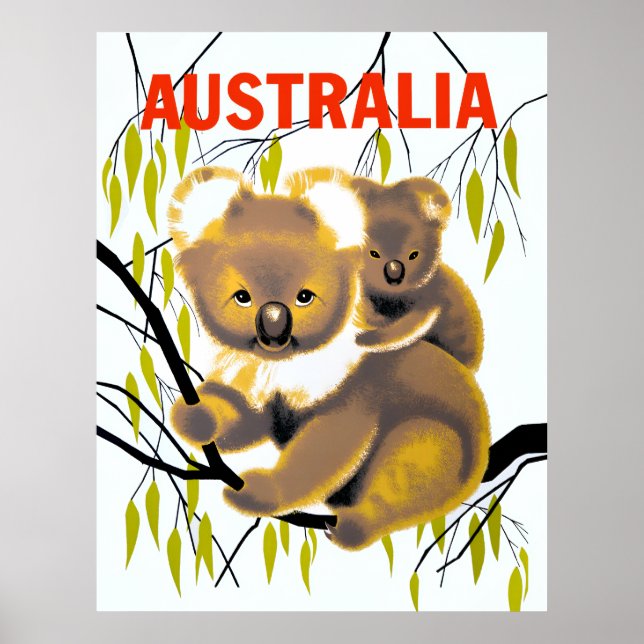 Australia Travel Poster  (Front)