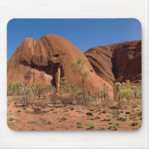 Australia Uluru Ayers Rock Closeup Photo Mouse Pad