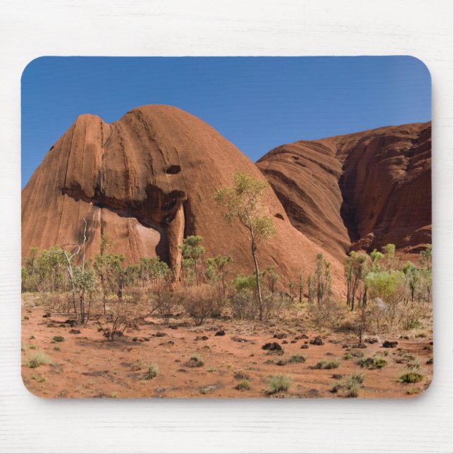 Australia Uluru Ayers Rock Closeup Photo Mouse Pad (Front)