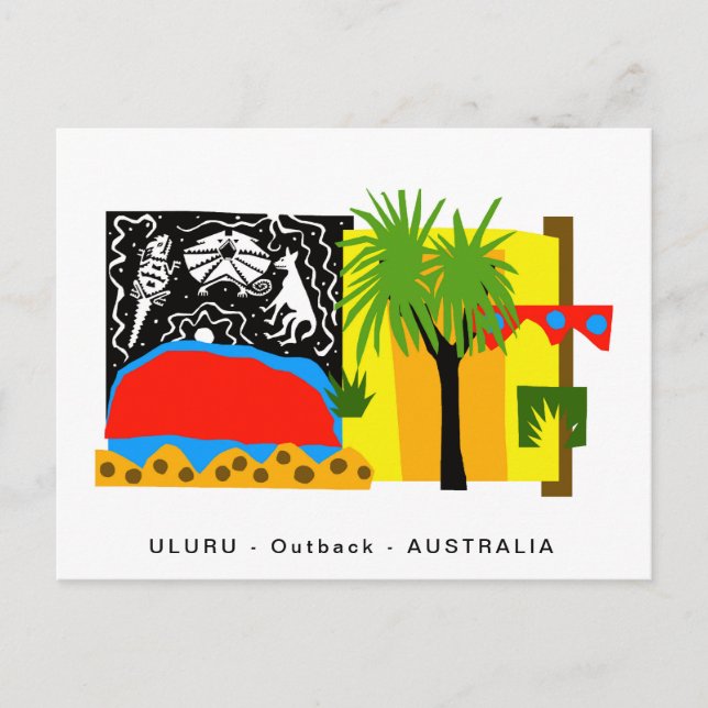 Australia - ULURU - Outback - desert Postcard (Front)