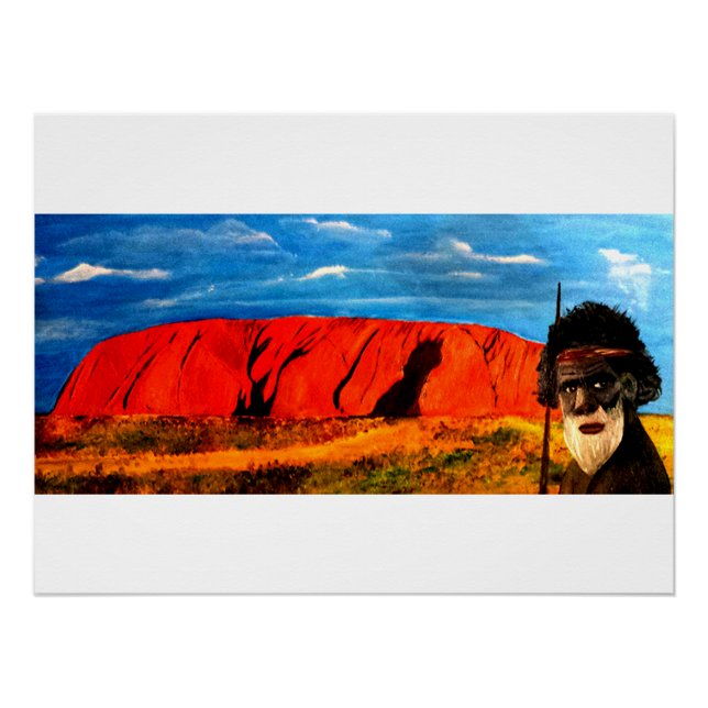 Australia Uluru Poster (Front)