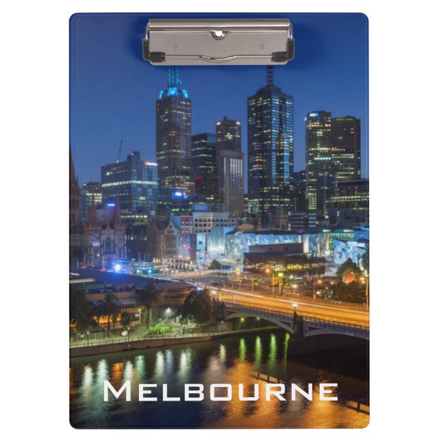 Australia, Victoria, Melbourne, skyline with Clipboard (Front)