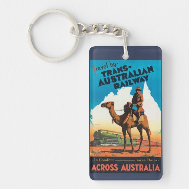Australia vintage key ring (Front)