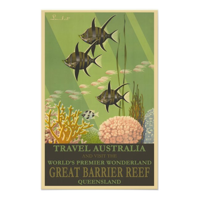 Australia vintage poster (Front)