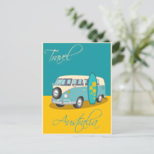 Australia vintage poster postcard