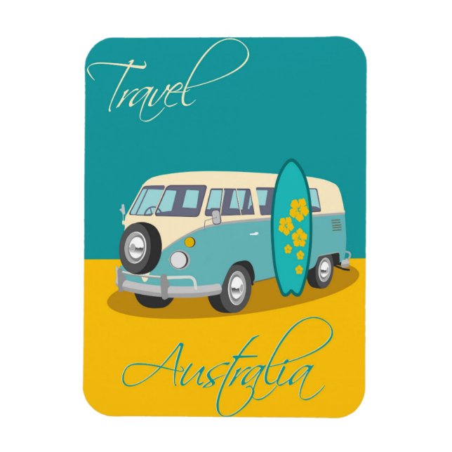 Australia Vintage Travel  Magnet (Vertical)