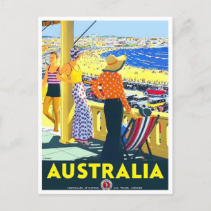 Australia vintage travel postcard