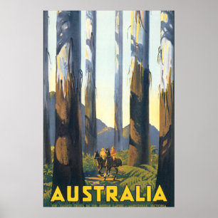 Australia Vintage Travel Poster