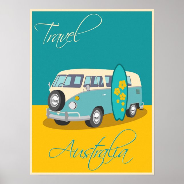 Australia  Vintage Travel Poster (Front)