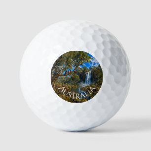 Australia Wildlife & Waterfall Echidnas Golf Balls