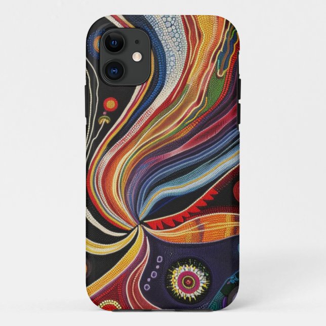 Australian Aboriginal Art Case-Mate iPhone Case (Back)