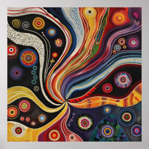 Australian Aboriginal Art Poster