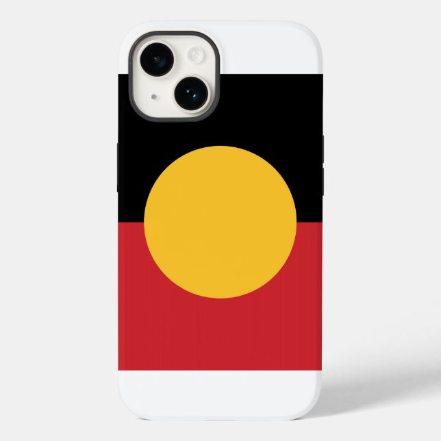 Australian Aboriginal flag  Case-Mate iPhone Case (Back)