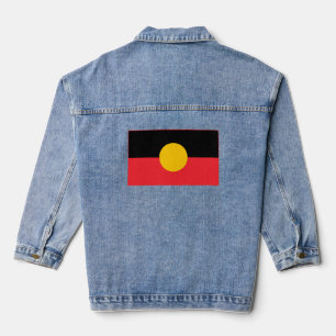 Australian Aboriginal flag  Denim Jacket