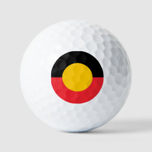 Australian Aboriginal flag Golf Balls