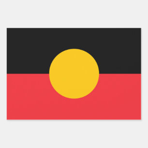 Australian Aboriginal flag Wrapping Paper Sheet