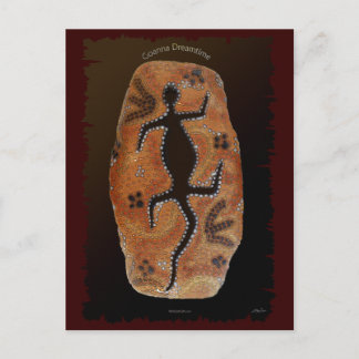 Australian Aboriginal Lizard Goanna Dreaming Card