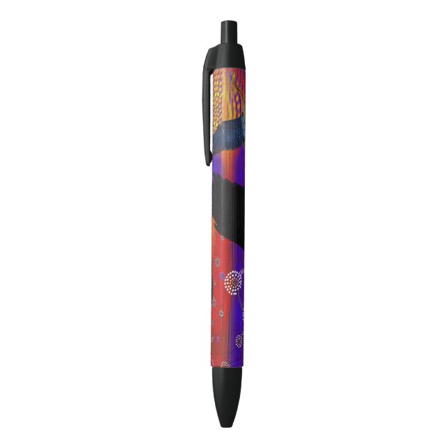 Australian Aboriginal Outback Art Styled Pen (Top (Vertical))