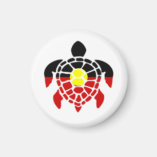 Australian Aboriginal Sea Turtle Magnet