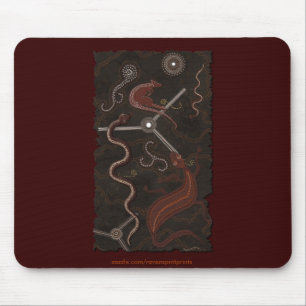 Australian Aboriginal Style Mousepad Series