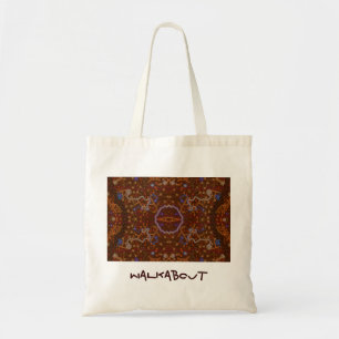 Australian Aboriginal-style Walkabout Art Design Tote Bag