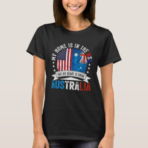 Australian American Patriot Heart is from Australi T-Shirt