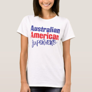 Australian American Superhero T-Shirt