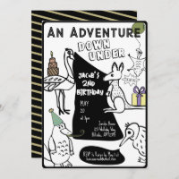 Australian Animal Colouring Page Kids Birthday