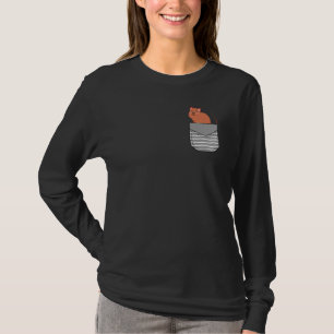 Australian Animal Cute Quokka In Pocket T-Shirt