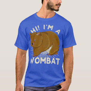 Australian Animal Cute Wombat T-Shirt