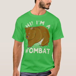Australian Animal Cute Wombat T-Shirt