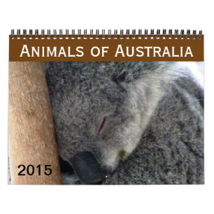 australian animals 2015 calendar