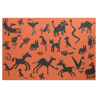 Australian animals fabric
