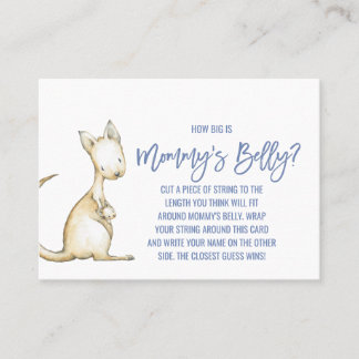 Australian Animals | How Big Is Mummy's Belly Game Calling Card