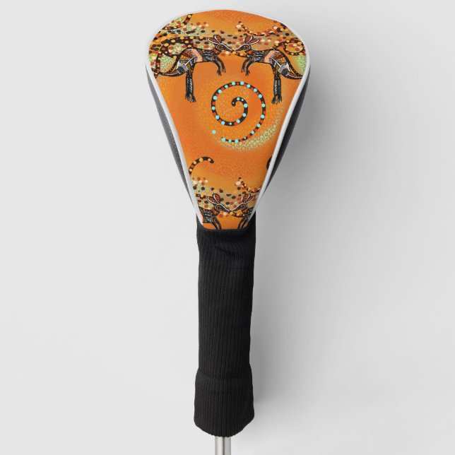 AUSTRALIAN ART GOLF HEAD COVER (Front)