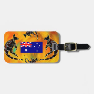 AUSTRALIAN ART   LUGGAGE TAG