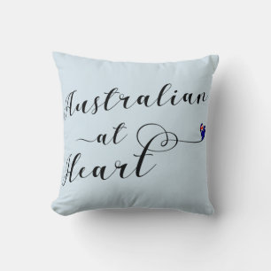 Australian At Heart Throw Cushion, Aus Cushion