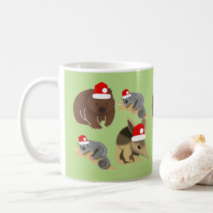 Australian Baby Animals Christmas Coffee Mug