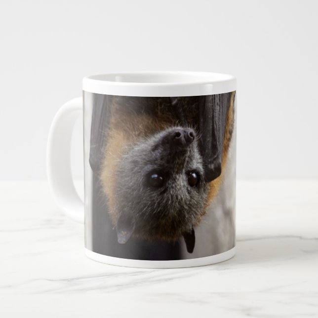 Australian Bat Large Coffee Mug (Front Left)