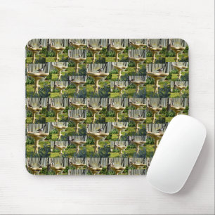 Australian Birds On A Bird Bath, Mousepad