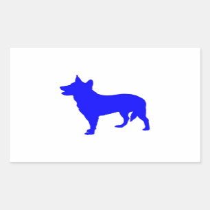 Australian Blue Heeler Rectangular Sticker