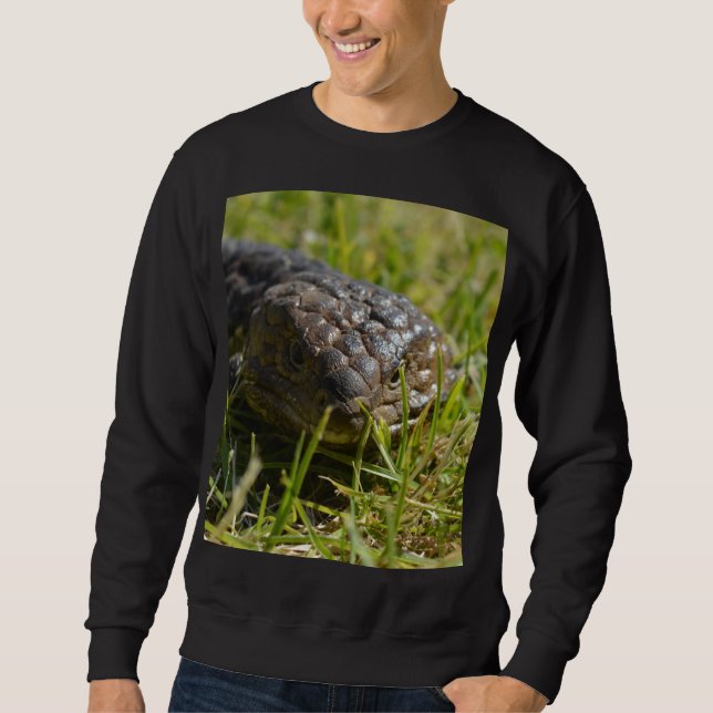 Australian Blue Tongue Lizard, The Face, Sweatshirt (Front)