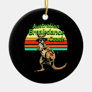 Australian Breakdance Coach Hip Hop & Breakdance Ceramic Tree Decoration